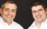 Deon van Aardt (left) and Ernst van Wyk, Wonderware Southern Africa.